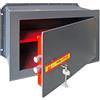 Utilia Cassaforte a Muro Incasso in Acciaio Meccanica con Chiave a Doppia mappa mm. 420x195x280 h - SW-6