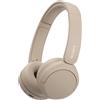 Sony Cuffie Bluetooth, Wireless, con Microfono, Colore Beige - WH-CH520C
