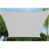Giardini del Re Vela Ombreggiante 5x5 mt Quadrata colore Bianco - HDPE
