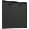 Parama Piatto doccia 80x80 effetto pietra colore nero | Spanios
