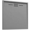 Parama Piatto doccia 80x80 effetto pietra colore grigio | Spanios