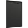 Parama Piatto doccia 70x90 effetto pietra colore nero | Spanios