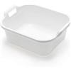 Addis bacinella Rettangolare con Manici, plastica, White, 39 x 32 x 14 cm