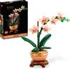 LEGO Botanicals Mini-Orchidea - Set di Fiori Finti per Adulti con Vaso, Bocciolo