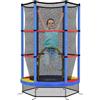 DecHome Tappeto Elastico per Bambini 3-6 Anni ø140x190 cm Multicolore R5121MX DecHome