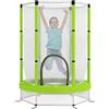 DecHome Trampolino Elastico per Bambini 3-6 Anni Rete di Sicurezza Verde R5236GN DecHome