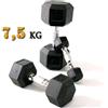 Toorx HEX Fitness Manubrio gommato Kg 7.5