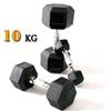 Toorx HEX Fitness Manubrio gommato Kg 10