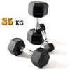 Toorx HEX Fitness Manubrio gommato Kg 35 - MEG-35 35 Kg