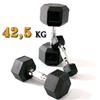 Toorx HEX Fitness Manubrio gommato Kg 42.5