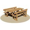 Giochipark Tavolo Week-End con Spalliera - art. 514 30 Kg