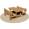 Giochipark Mini Tavolo con 2 panche - Art. 816 B 12 Kg