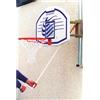 Vivisport Impianto basket/minibasket a parete tabellone ovale 114x73 - 4263 150 Kg