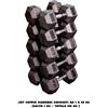 Toorx HEX RUBBER DUMBBELLS 1-10 KG (set 10 coppie) - HEXRU1-10 100 Kg