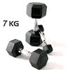 Toorx HEX Fitness Manubrio gommato Kg 7