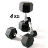 Toorx HEX Fitness Manubrio gommato Kg 4