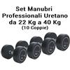 Toorx Set Manubri Professionali Uretano da 22 a 40 kg (10 Coppie) 640 Kg