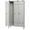 Vivisport Armadio Spogliatoio Metallico a 3 posti - 9102