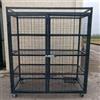 Vivisport Armadio Porta Attrezzi in Rete Verniciato con Maniglioni e Ruote - Art. 1048 10 Kg