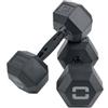 Toorx manubrio esagonale gommato nero 6 kg