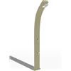 Arkema Design Arkema Doccia Tradizionale da esterno ad acqua calda e fredda SPRING CURVA in alluminio con lavapiedi - A125 20 Kg