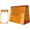 Schiavi Sport Schiavi Plinto Legno a 5 cassoni graduabile con ruote - art. 5536 150 Kg
