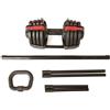 Toorx Set 3 in 1 composto da manubrio, bilanciere, 2 kettlebell a carico regolabile con selezionatore MBKCR-18