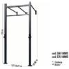 Toorx Professional Toorx Gabbia CHALLENGE 1 campata a muro - G60-1M 200 Kg