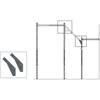 Toorx Professional Toorx Coppie staffe di collegamento montanti 360/270 per salto quota - AG75-SQ 5 Kg