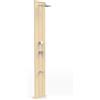 Arkema Design Arkema Doccia Tradizionale Dada S con lavapiedi e nebulizzatori in alluminio - D455 25 Kg