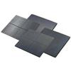 Toorx Professional Toorx Rivestimenti per Pavimentazioni Componibili e Removibili in gomma (grana media) spessore 10 mm - PANT-15 5 Kg