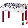 Roberto Sport Calciobalilla Bomber Bianco aste rientranti