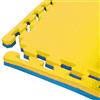 Toorx Professional Toorx Tatami ad incastro 100x100x2 cm. con 4 bordi giallo-blu MAT02-100YB