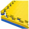 Toorx Professional Toorx Tatami ad incastro 100x100x4 cm. con 4 bordi giallo-blu MAT04-100YB 3 Kg