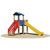 Giochipark Giochi Park Torretta Alabama (scivolo vtr) 100 Kg