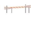Toorx barra pull up 74 per gabbia Master Hexagon Outdoor 50 Kg
