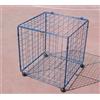 Vivisport Contenitore Portapalloni in Rete Verniciata Smontabile 70x70x80 - Art. 1037 8 Kg