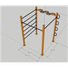 Toorx Professional Toorx Stazione CALISTHENICS 1 - G60-C1 Outdoor 300 Kg