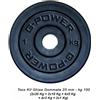 Toorx Set Ghisa Gommata Kg 100 - 25 mm