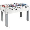 Garlando Calciobalilla G-500 Weatherproof Bianco Aste Uscenti 58 Kg