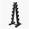 JK Fitness Rastrelliera Porta Manubri Vinile e Neoprene 6 paia - RMVN-6P 10 Kg