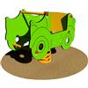 Giochipark Gioco a Molla Green Car 15 Kg