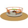 Giochipark Giostra Max (piano alluminio) 80 Kg