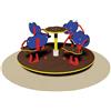 Giochipark Giostra con sedili 4 posti - 833 80 Kg