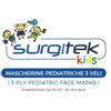 I-Tech Surgitek Kids Mascherine Pediatriche Chirurgiche - box 50 pezzi (€ 0,26 cadauna)