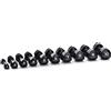 Diamond Set 10 Coppie Manubri in Vinile 1-10 Kg - Black - MVD-S 95 Kg