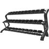 Diamond Rastrelliera Manubri Tondi 15 Coppie RM350-ROUND15 100 Kg