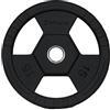 Diamond Disco Olimpico Gommato Ruvido Tri-Grip PRO foro 50 mm - 15 Kg - DGGD15-P 15 Kg