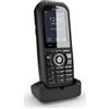 Snom Telefono Cordless Vivavoce Funzione DECT Display LCD colore Nero Snom 4424 M80