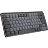 LOGITECH - INPUT DEVICES Logitech MX Mini Mechanical for Mac tastiera Bluetooth QWERTY US International G